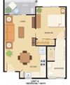1 Bed 1 Bath (A)
